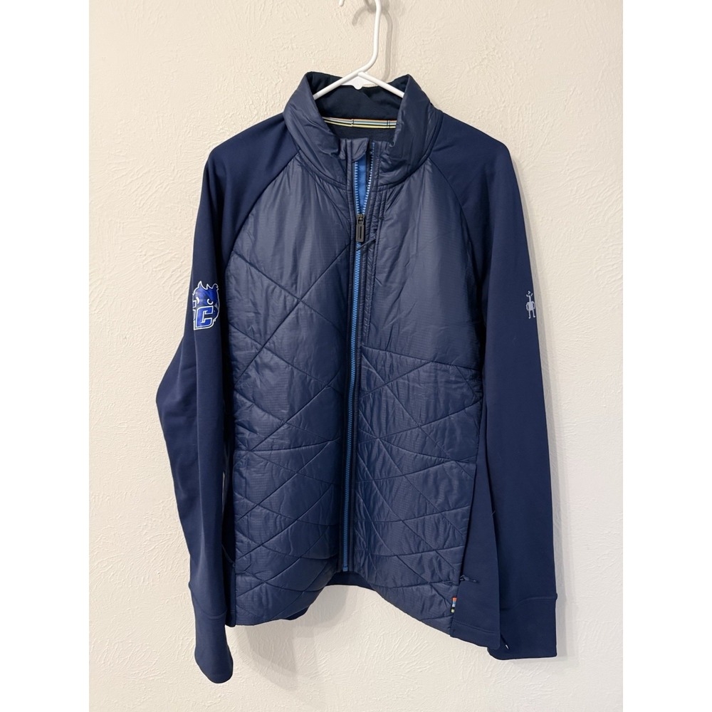 Smartwool Smartloft Hybrid Jacket men's size XL navy blue logo